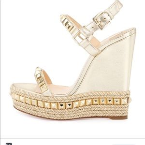 Christian Louboutin wedge shoes